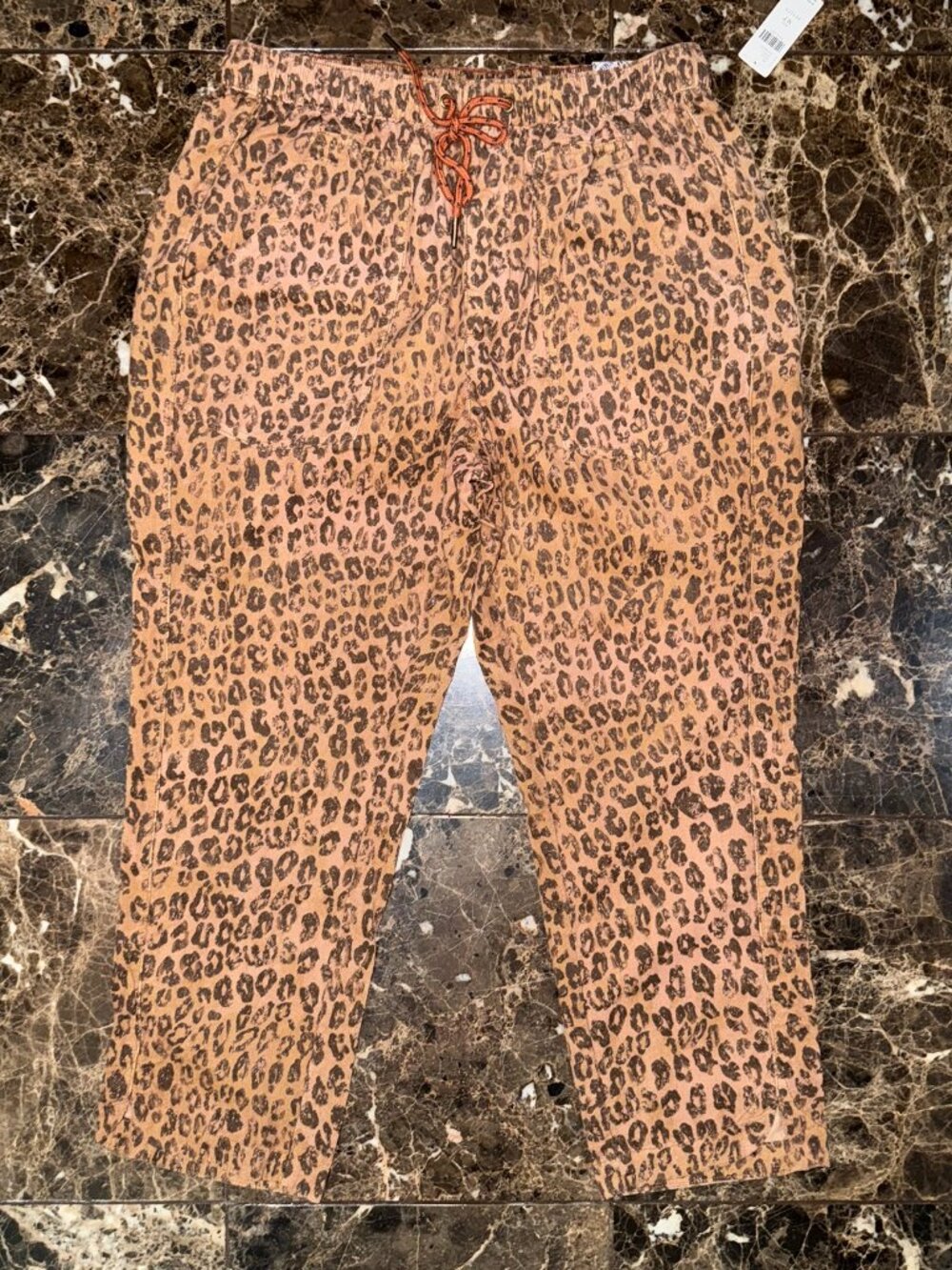 NWT Anthropologie Pilcro "The Cottage" Corduroy Leopard Print Pants